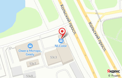 Компания NLColor на Кольском проспекте на карте
