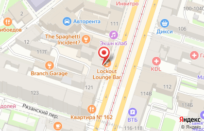 Магазин эротических товаров ExtazShop на Лиговском проспекте на карте