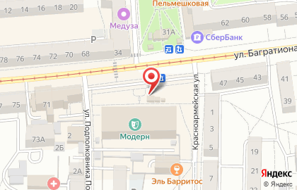 ООО Золотое Руно на улице Багратиона на карте