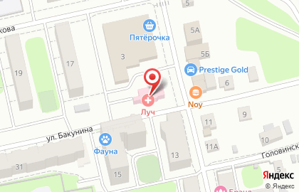 Клиника восстановительной медицины Луч на улице Карла Маркса на карте
