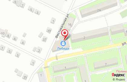 Универмаг Лебеди на карте