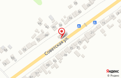 Берёзка на Советской улице на карте