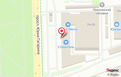 Компания Олимп на проспекте Юрия Гагарина на карте
