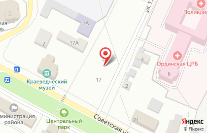 Межпоселенческая центральная библиотека на улице 1 Мая на карте