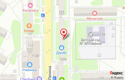 Служба доставки DPD на улице Ленина на карте