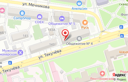 Общежитие в Ростове-на-Дону на карте