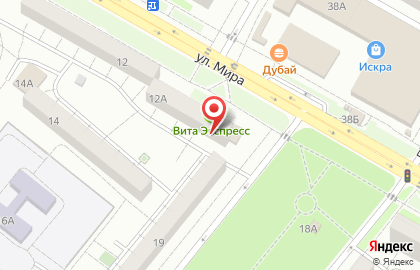 Волгоградский филиал Банкомат, Газпромбанк на улице Мира, 12а на карте
