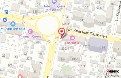 Служба проката на улице ​Красных Партизан, 232 на карте