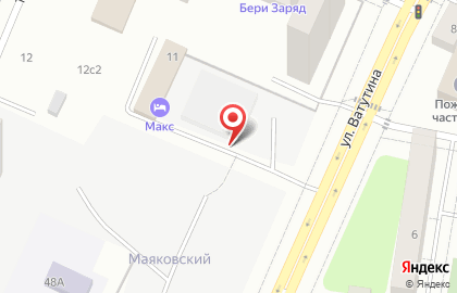 Автостоянка в Тюмени на карте