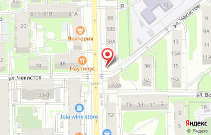 Магазин Лэар на улице Космонавта Леонова на карте