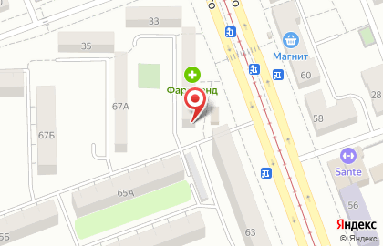 Салон-парикмахерская Юлия в Тракторозаводском районе на карте