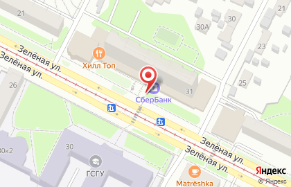 Кафе Почитай на Зелёной улице на карте
