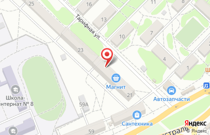 Парикмахерская Просто стрижка в Краснооктябрьском районе на карте