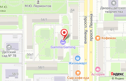 Зооветеринарный центр Природа на проспекте Ленина на карте