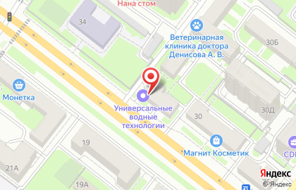 Компания по продаже питьевой воды Антарктида в Советском районе на карте