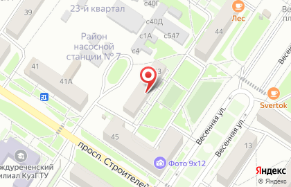 Салон Фабрика дверей на проспекте Строителей на карте