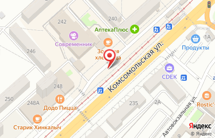 Киоск быстрого питания Роза на карте