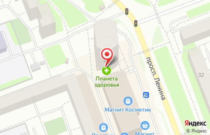 Политическая партия Новые люди на проспекте Ленина на карте