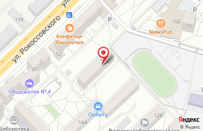 Общежитие ВолгГТУ в Центральном районе на карте