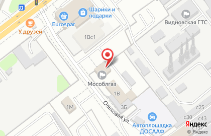 Магазин газового оборудования Подольскмежрайгаз на проспекте Ленинского Комсомола на карте