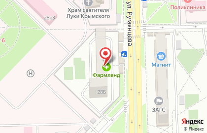 Алвик на улице Румянцева на карте