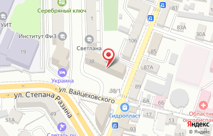 Производственная компания ТехноСтиль на улице Степана Разина на карте
