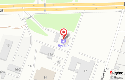 СТО Лукойл в Дзержинском районе на карте