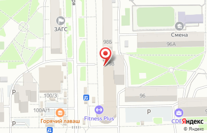 Супермаркет Магнит у дома на проспекте Мира, 98 на карте