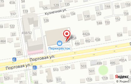 Перекресток в Ростове-на-Дону на карте