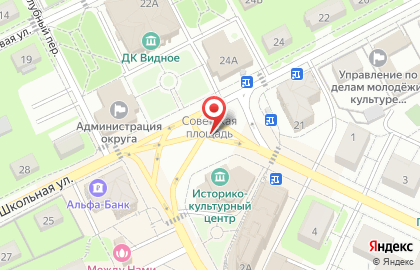 Knote на карте