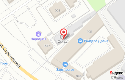 Торговый центр Мега Холл на улице Строителей на карте