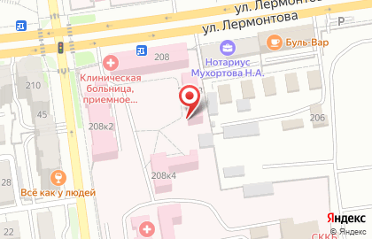Продовольственный магазин Фессалия на улице Лермонтова на карте