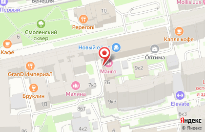 Сообщество Франкофонов в Санкт-Петербурге на карте
