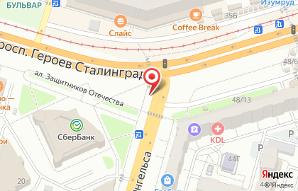 Билборды (6х3 м) от РА Экспресс-Сити в Красноармейском районе на карте