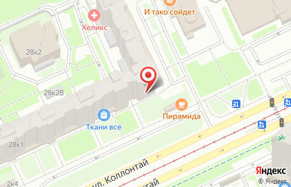 Магазин Текстиль на проспекте Большевиков на карте