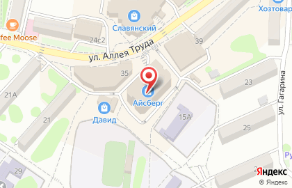 Еврочехол на улице Аллея Труда на карте