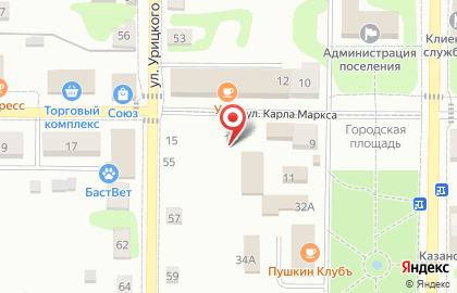 Магазин цветов в Калуге на карте