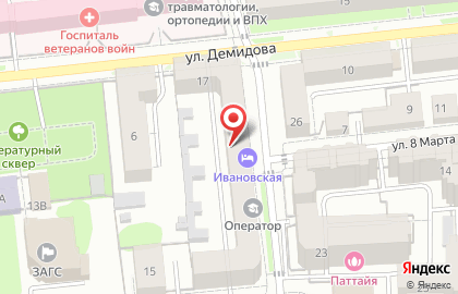 Продуктовый магазин Карусель на улице Батурина на карте