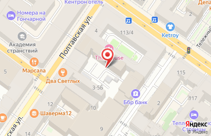 Полтавский на карте