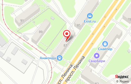 Автосервис Чип-тюнинг на проспекте Ленина на карте