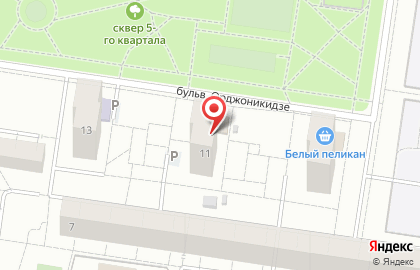Банкомат ФиаБанк, АО на бульваре Орджоникидзе на карте