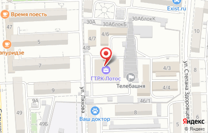 Санкт-Петербургская школа телевидения на улице Ляхова на карте