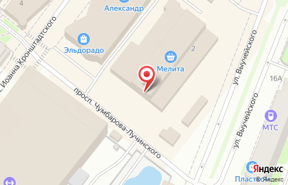 Магазин цветов в Архангельске на карте