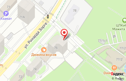 Тибет на улице Рихарда Зорге на карте