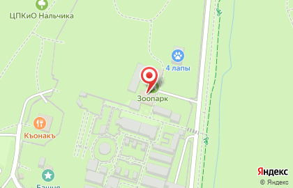 Зоопарк Нальчикский на карте