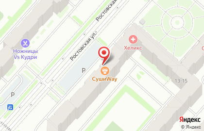 Продуктовый магазин в Санкт-Петербурге на карте