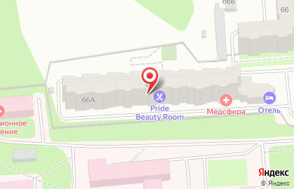 Патронажная служба Милосердие в Мотовилихинском районе на карте