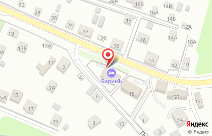 Отель Баринъ на карте
