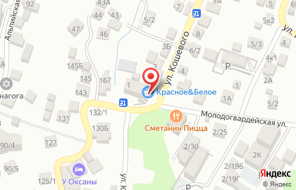 Мясная лавка №1 на улице О.Кошевого на карте
