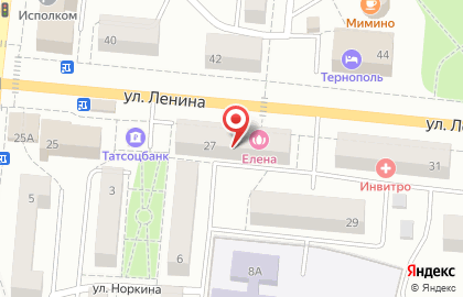 Салон оптики Планета Оптика на улице Ленина, 27 в Зеленодольске на карте